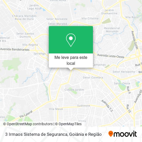 3 Irmaos Sistema de Seguranca mapa