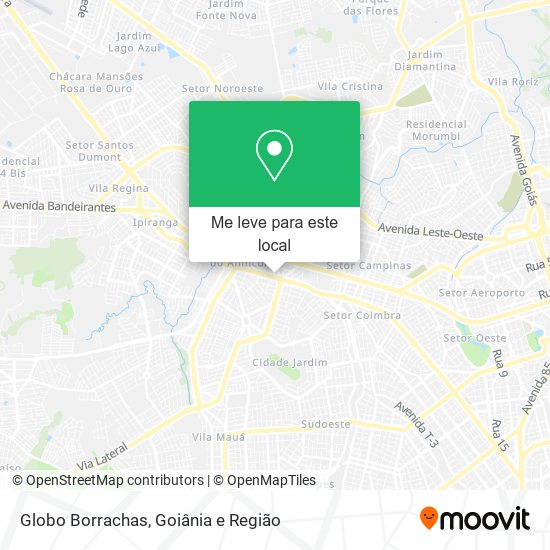 Globo Borrachas mapa