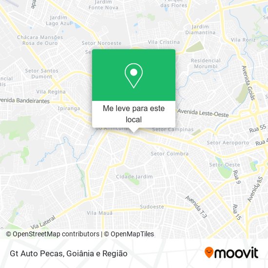 Gt Auto Pecas mapa