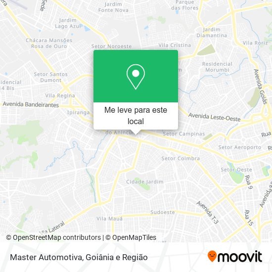 Master Automotiva mapa