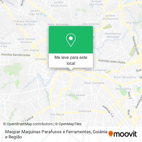 Maqpar Maquinas Parafusos e Ferramentas mapa