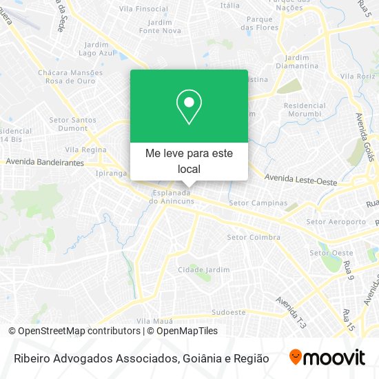 Ribeiro Advogados Associados mapa