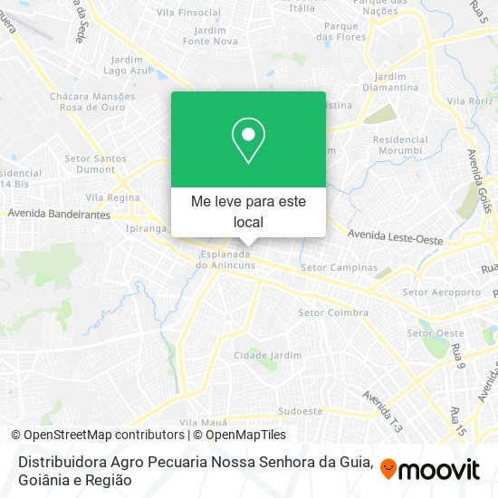 Distribuidora Agro Pecuaria Nossa Senhora da Guia mapa