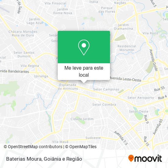 Baterias Moura mapa