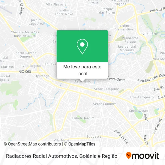 Radiadores Radial Automotivos mapa