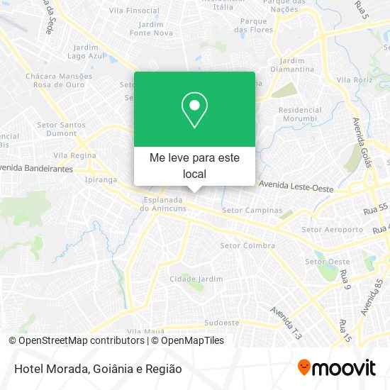 Hotel Morada mapa