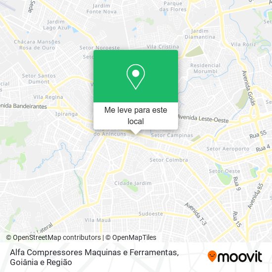 Alfa Compressores Maquinas e Ferramentas mapa