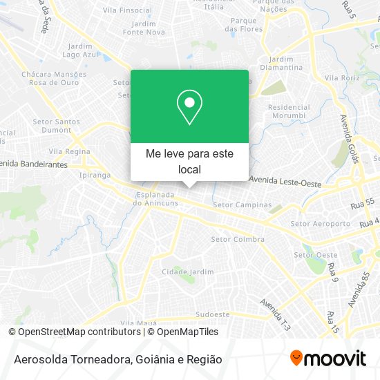 Aerosolda Torneadora mapa