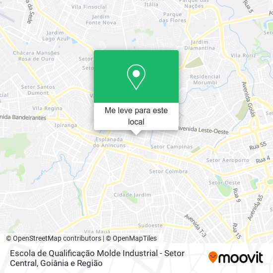 Escola de Qualificação Molde Industrial - Setor Central mapa