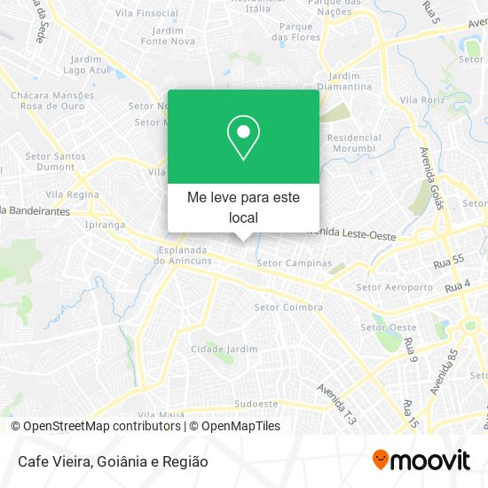 Cafe Vieira mapa