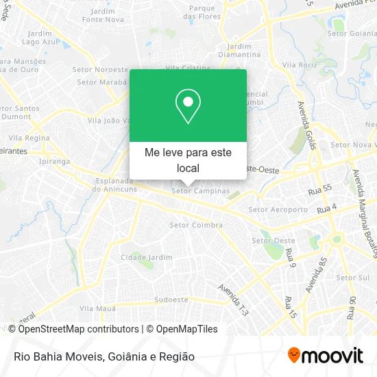 Rio Bahia Moveis mapa