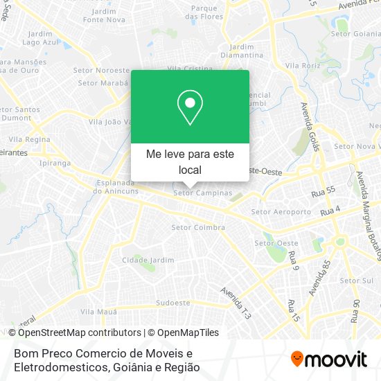Bom Preco Comercio de Moveis e Eletrodomesticos mapa
