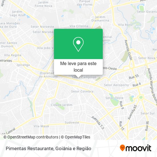 Pimentas Restaurante mapa