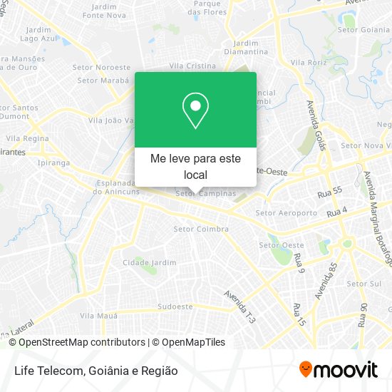 Life Telecom mapa