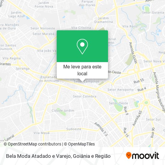 Bela Moda Atadado e Varejo mapa