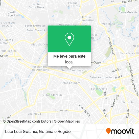 Luci Luci Goiania mapa