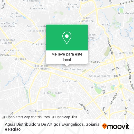 Aguia Distribuidora De Artigos Evangelicos mapa