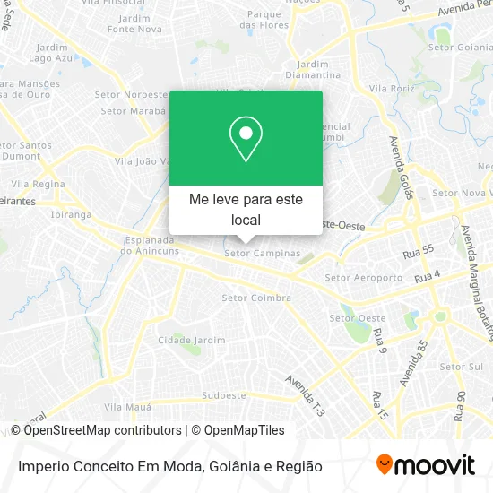 Imperio Conceito Em Moda mapa
