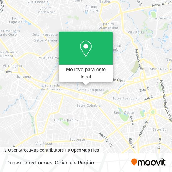 Dunas Construcoes mapa