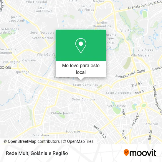 Rede Mult mapa