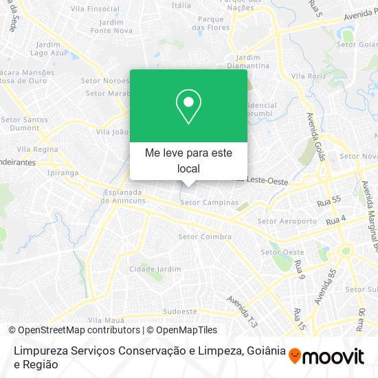 Limpureza Serviços Conservação e Limpeza mapa