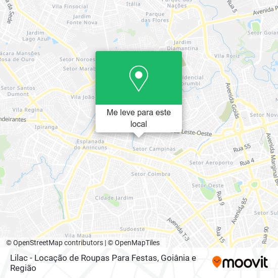 Lilac - Locação de Roupas Para Festas mapa
