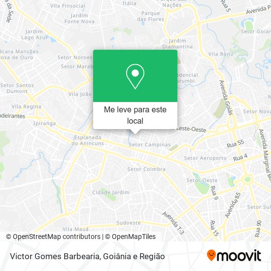 Victor Gomes Barbearia mapa