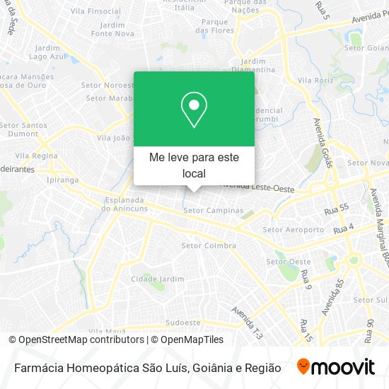 Farmácia Homeopática São Luís mapa