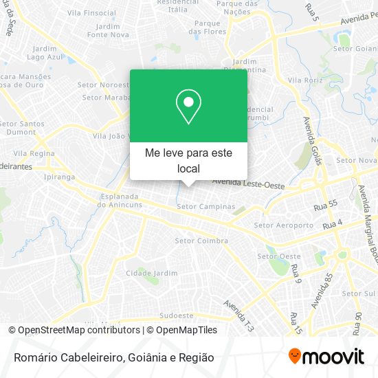 Romário Cabeleireiro mapa