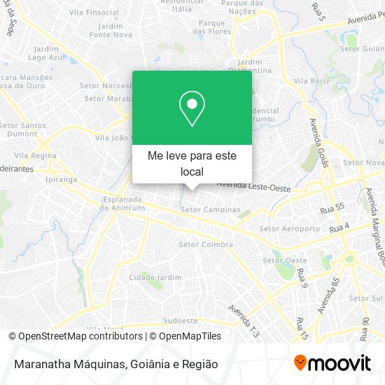 Maranatha Máquinas mapa