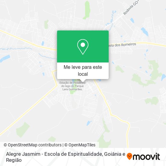 Alegre Jasmim - Escola de Espiritualidade mapa