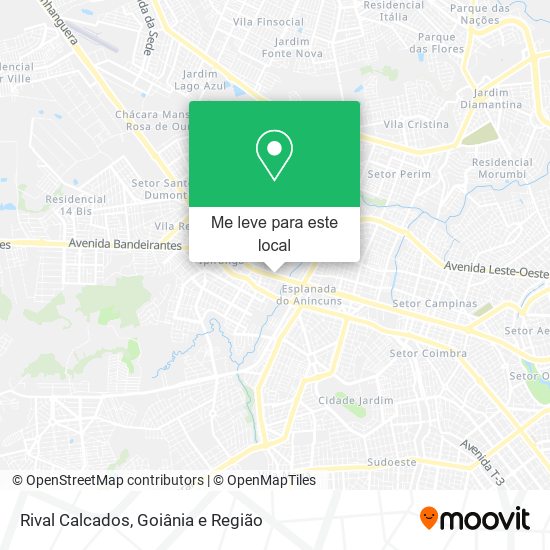 Rival Calcados mapa