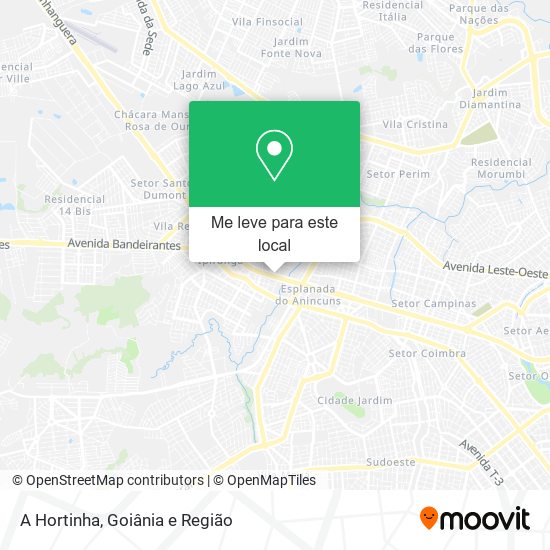 A Hortinha mapa