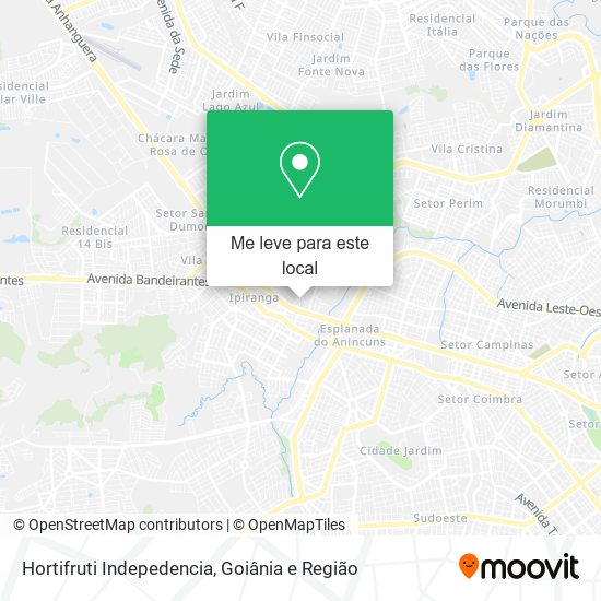 Hortifruti Indepedencia mapa