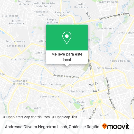 Andressa Oliveira Negreiros Linch mapa