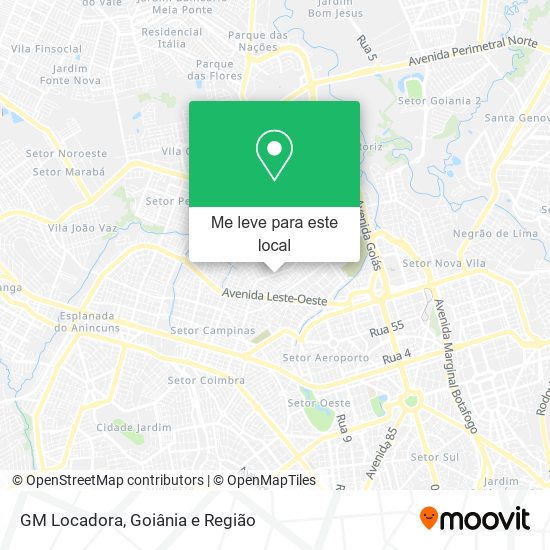 GM Locadora mapa