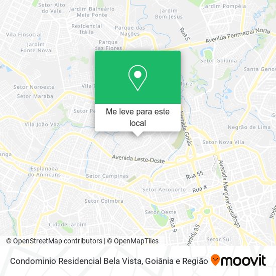 Condominio Residencial Bela Vista mapa