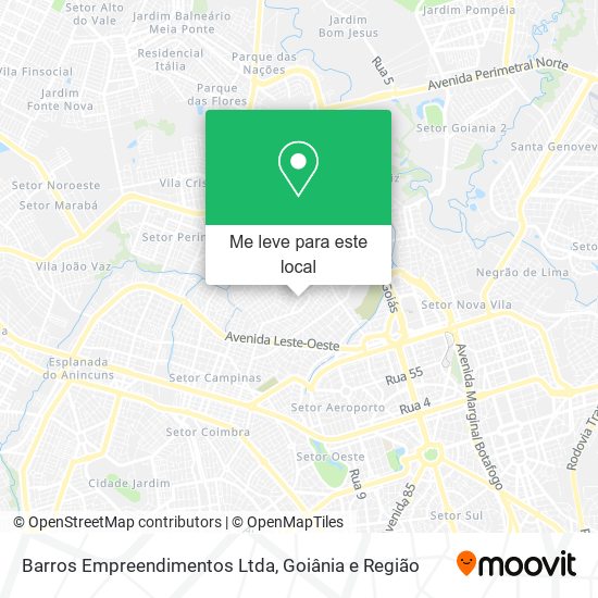 Barros Empreendimentos Ltda mapa
