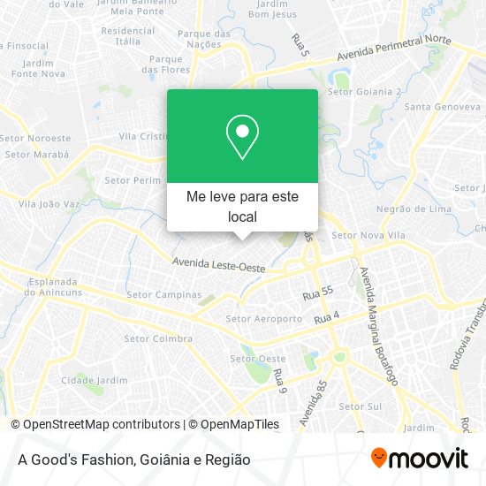 A Good's Fashion mapa