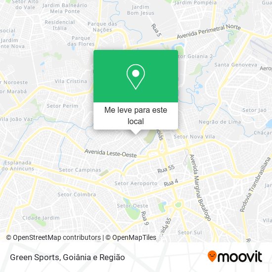 Green Sports mapa