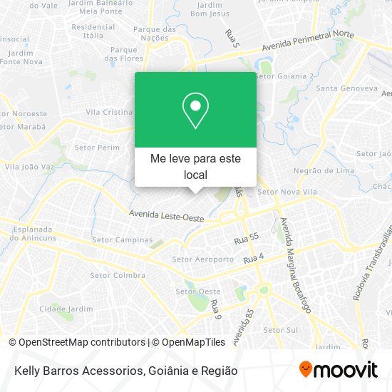 Kelly Barros Acessorios mapa