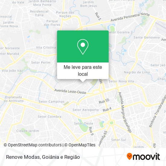 Renove Modas mapa