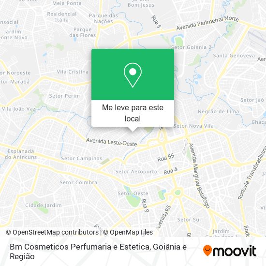 Bm Cosmeticos Perfumaria e Estetica mapa