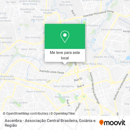 Ascenbra - Associação Central Brasileira mapa