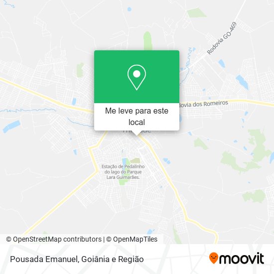 Pousada Emanuel mapa