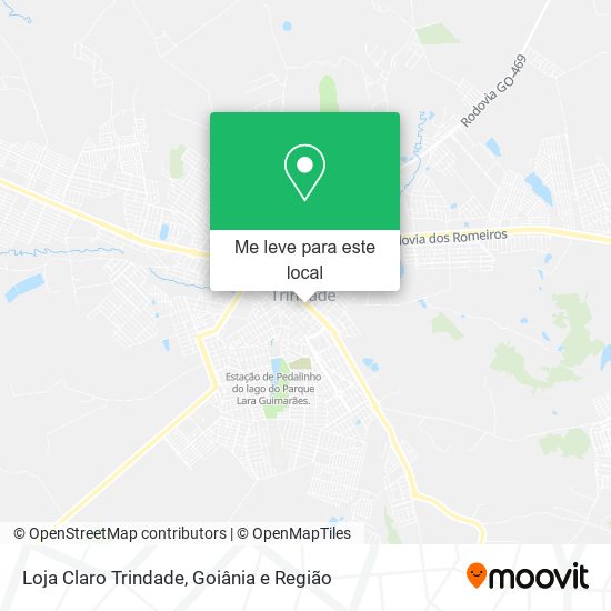 Loja Claro Trindade mapa