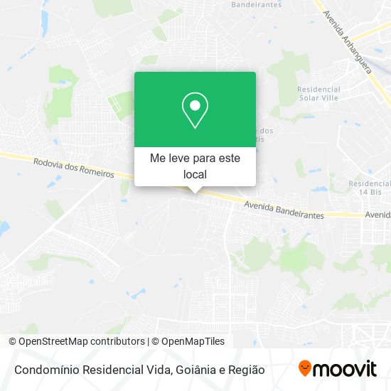 Condomínio Residencial Vida mapa