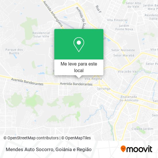 Mendes Auto Socorro mapa
