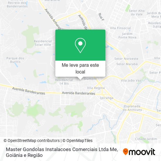 Master Gondolas Instalacoes Comerciais Ltda Me mapa
