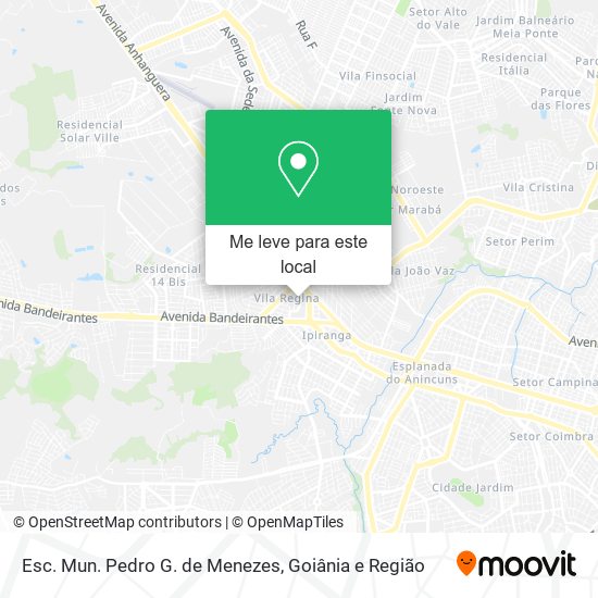 Esc. Mun. Pedro G. de Menezes mapa